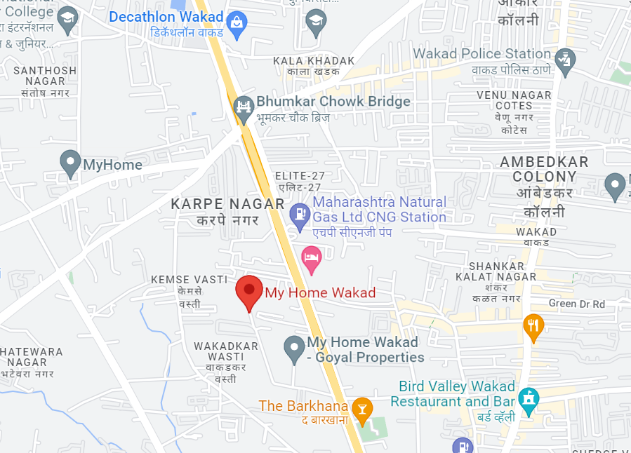 MyHome Wakad map